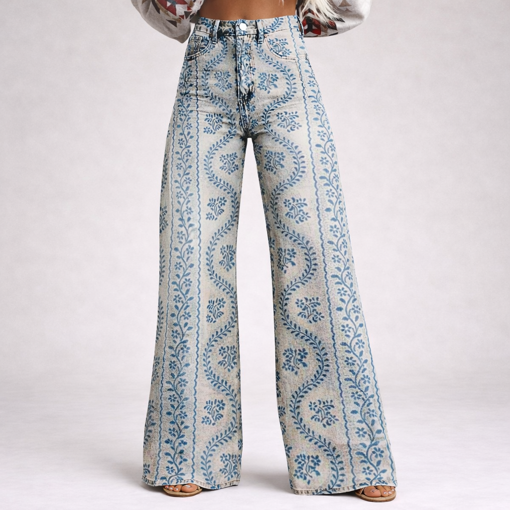Rio | Pantalones anchos con estampado