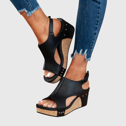 Sandalias Santorini Con Plataforma