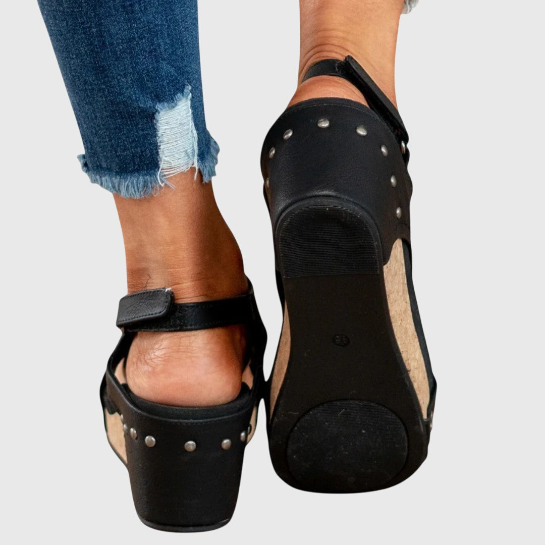 Sandalias Santorini Con Plataforma