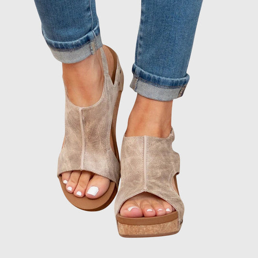 Sandalias Santorini Con Plataforma