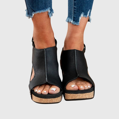 Sandalias Santorini Con Plataforma