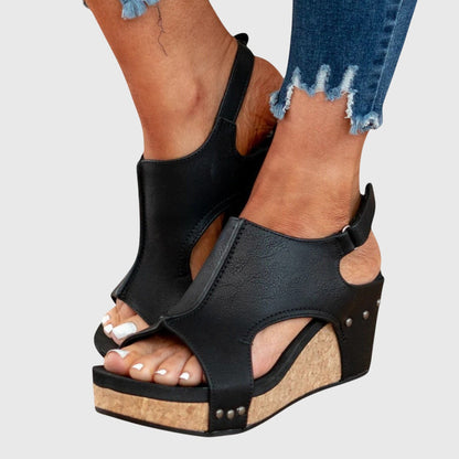 Sandalias Santorini Con Plataforma