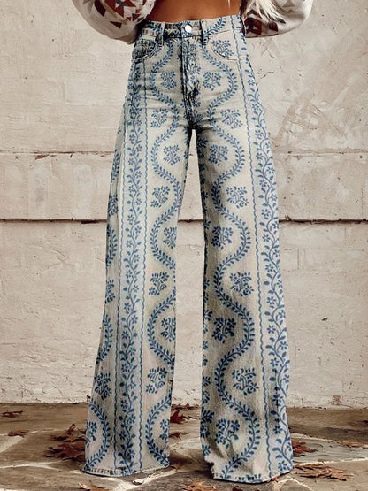 Rio | Pantalones anchos con estampado