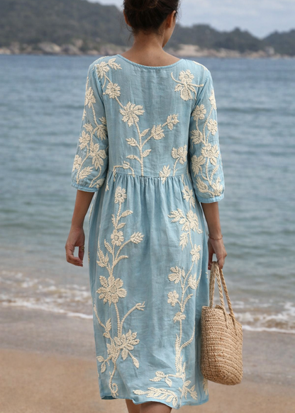 Doncel | Hermoso Vestido Con Tejido Floreado