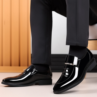 Mocasines | Calzado Elegante Sin Cordones con Hebilla Delantera