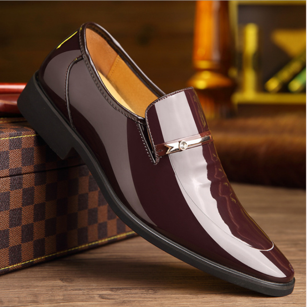 Mocasines | Calzado Elegante Sin Cordones con Hebilla Delantera
