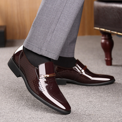 Mocasines | Calzado Elegante Sin Cordones con Hebilla Delantera
