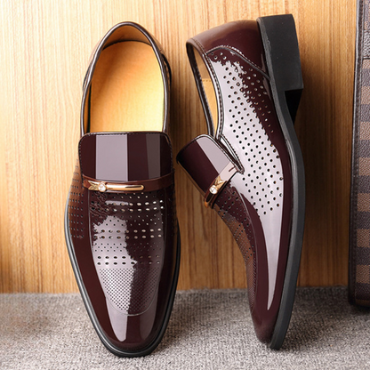 Mocasines | Calzado Elegante Sin Cordones con Hebilla Delantera