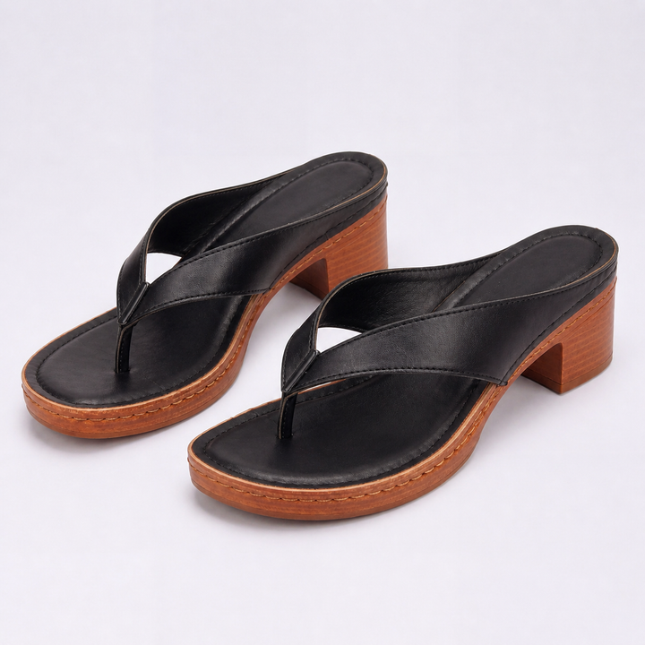Camille | Sandalias Femeninas de Tacón Bajo