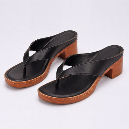 Camille | Sandalias Femeninas de Tacón Bajo