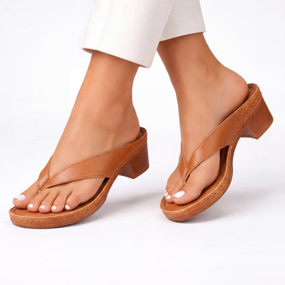 Camille | Sandalias Femeninas de Tacón Bajo