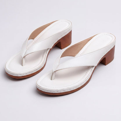 Camille | Sandalias Femeninas de Tacón Bajo