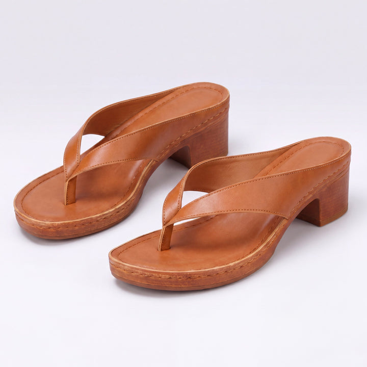 Camille | Sandalias Femeninas de Tacón Bajo