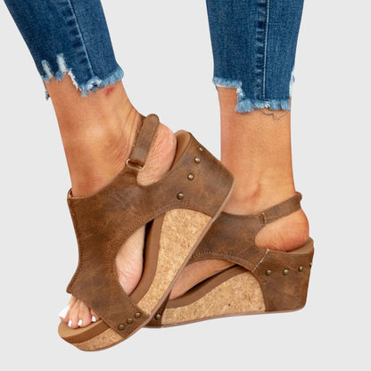 Sandalias Santorini Con Plataforma