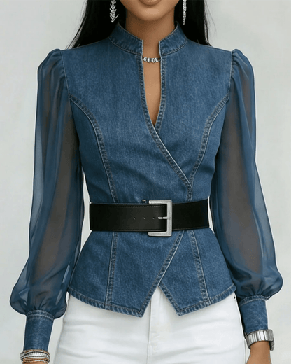 Vittoria| Blusa tipo jean