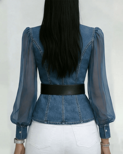 Vittoria| Blusa tipo jean