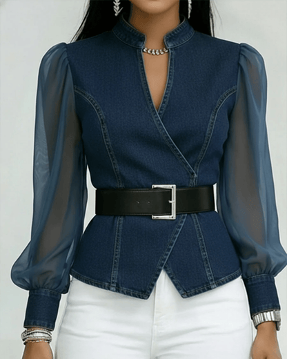 Vittoria| Blusa tipo jean