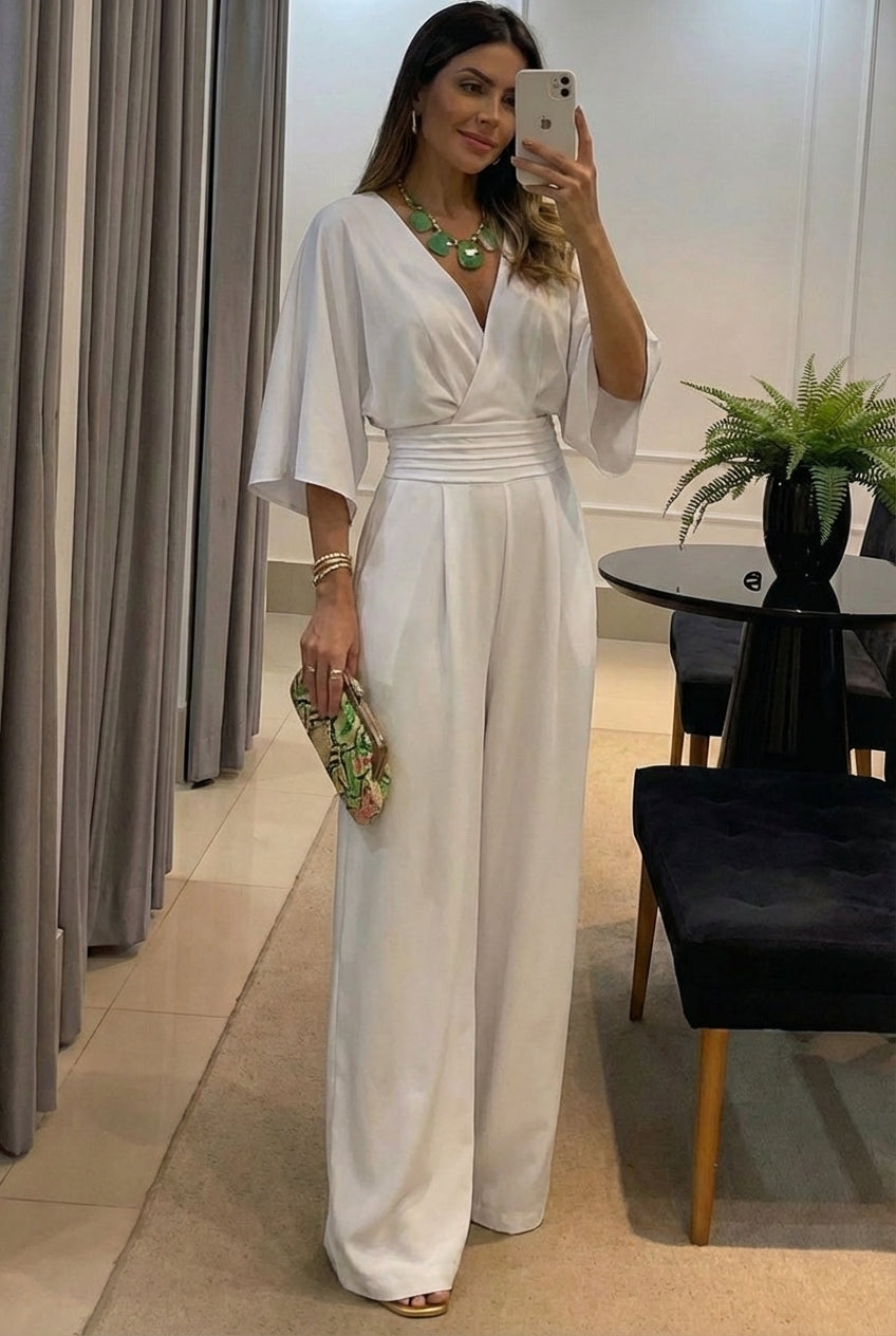 Vittoria | Conjunto completo elegante con cuello en  V