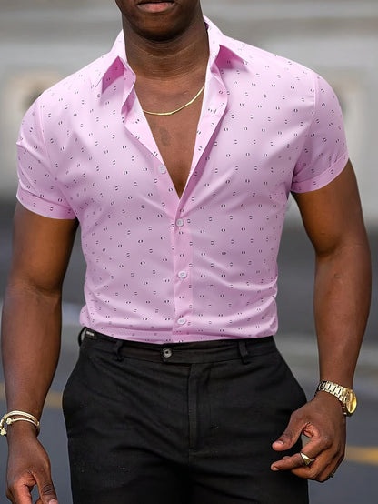 Camisa formal con botones para hombre