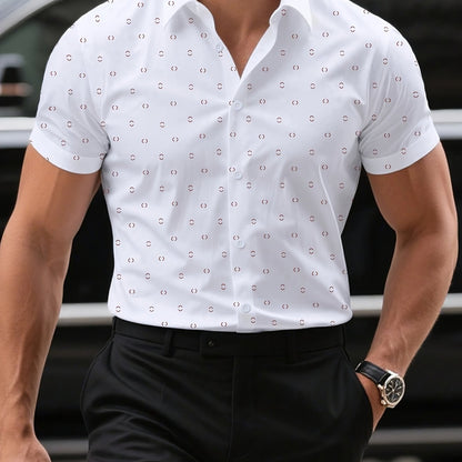 Camisa formal con botones para hombre