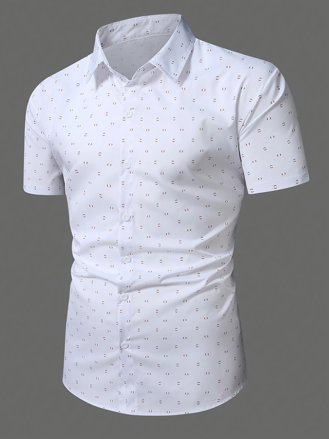 Camisa formal con botones para hombre