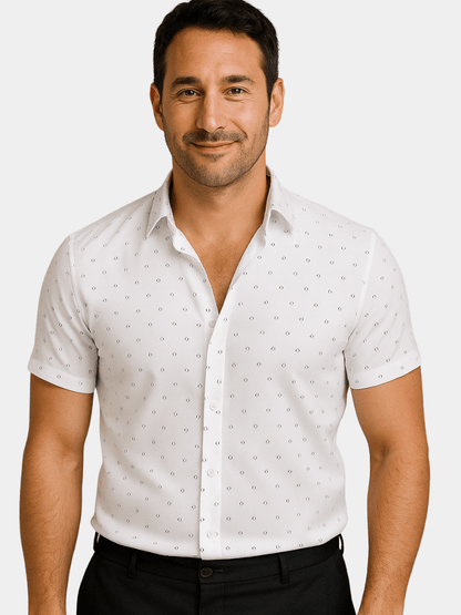 Camisa formal con botones para hombre
