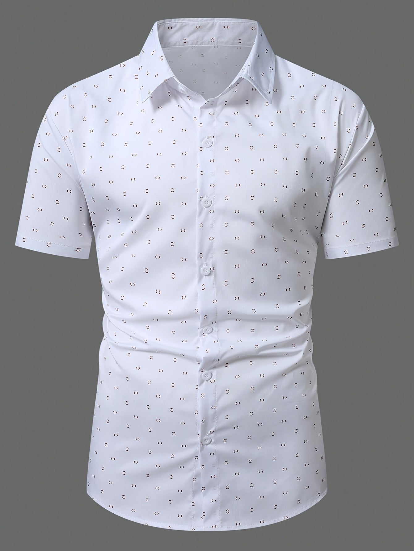 Camisa formal con botones para hombre