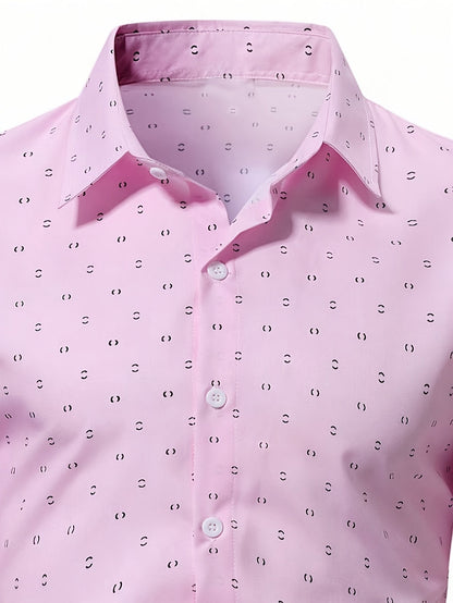 Camisa formal con botones para hombre