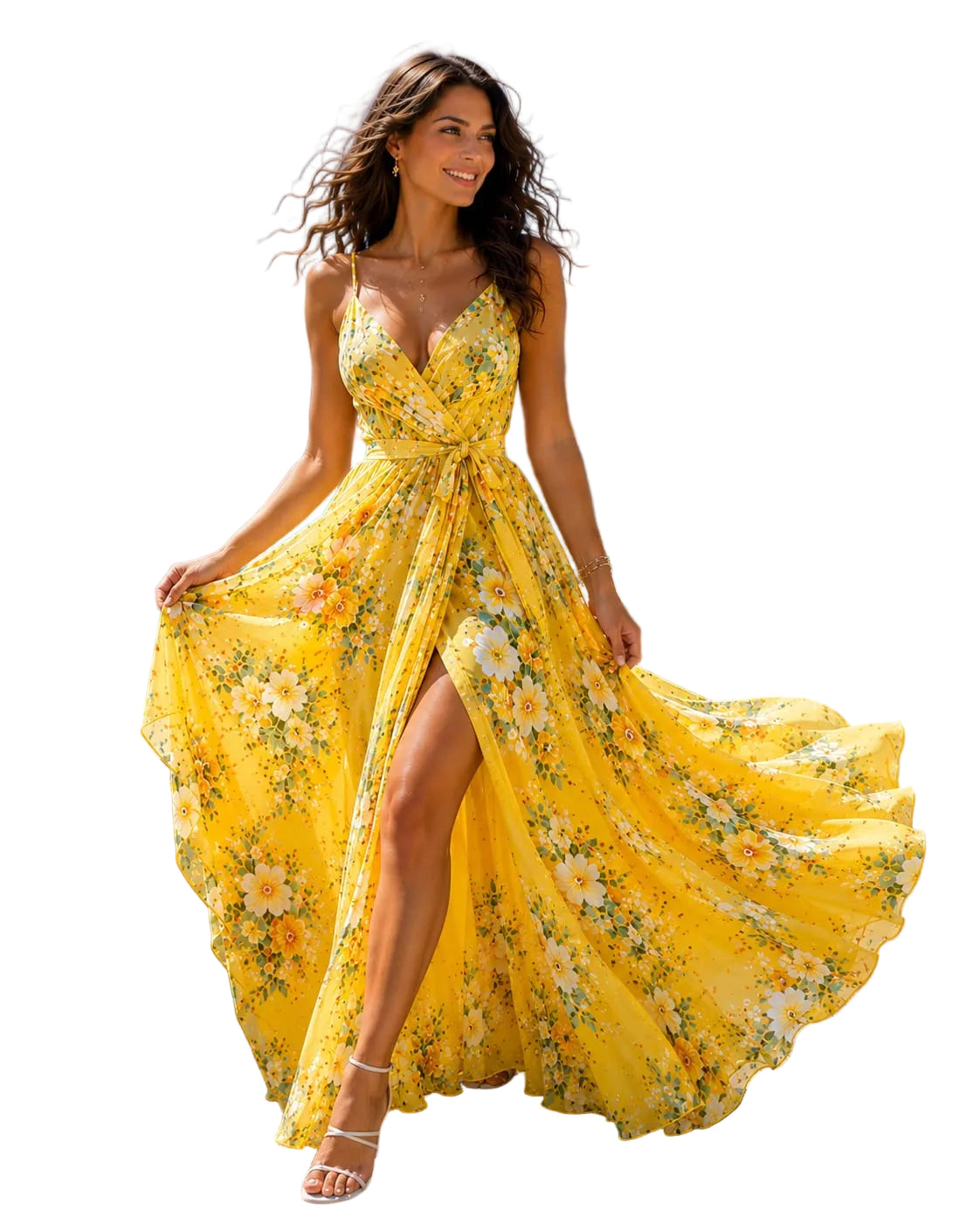Midy | Vestido Maxi Floral Elegance